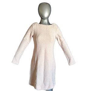 Anthroplogie Saturday Sunday Dress Knit Midi Pink Retro Bodycon Old Money XS